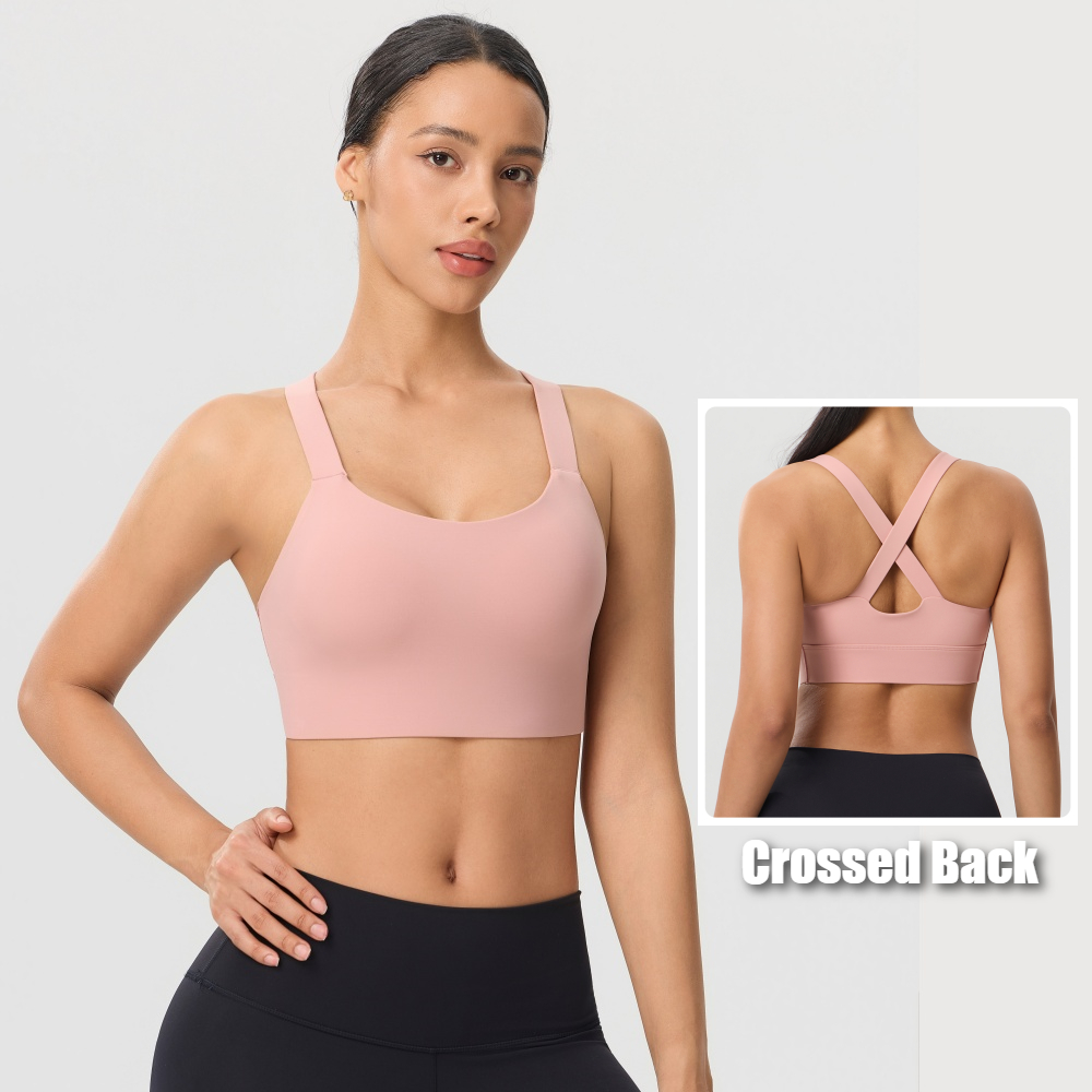 Pilates Yoga One - Sujetador deportivo de color liso con