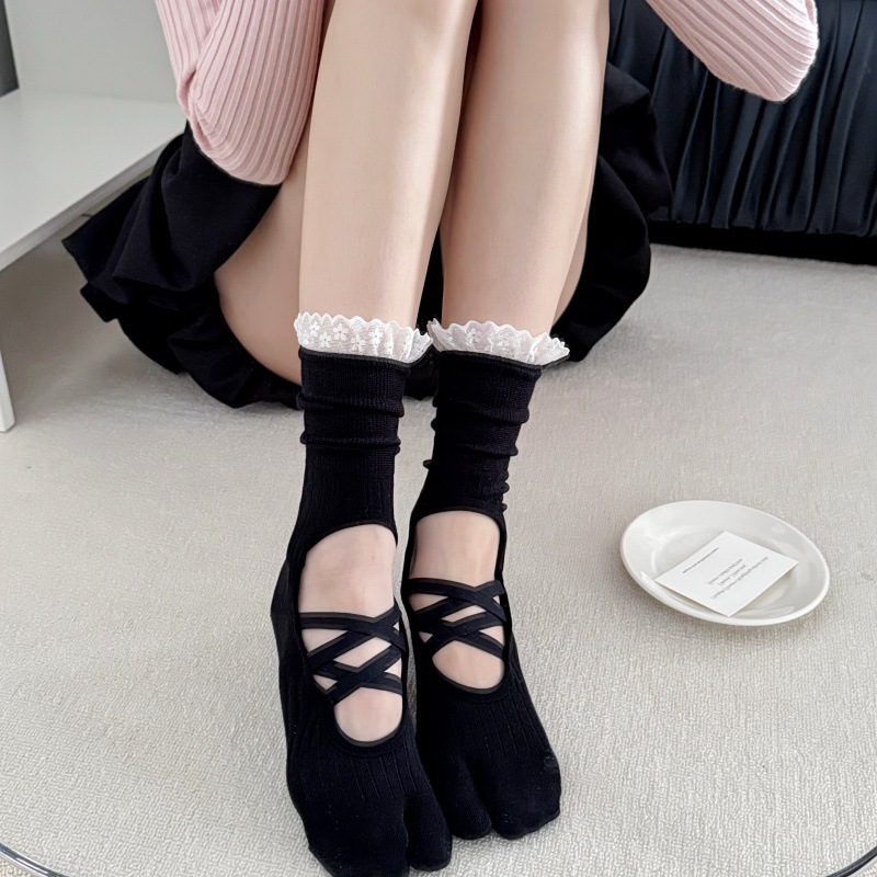 Calcetines de yoga con borde d - Pilates & Yoga Vida reseña y precio