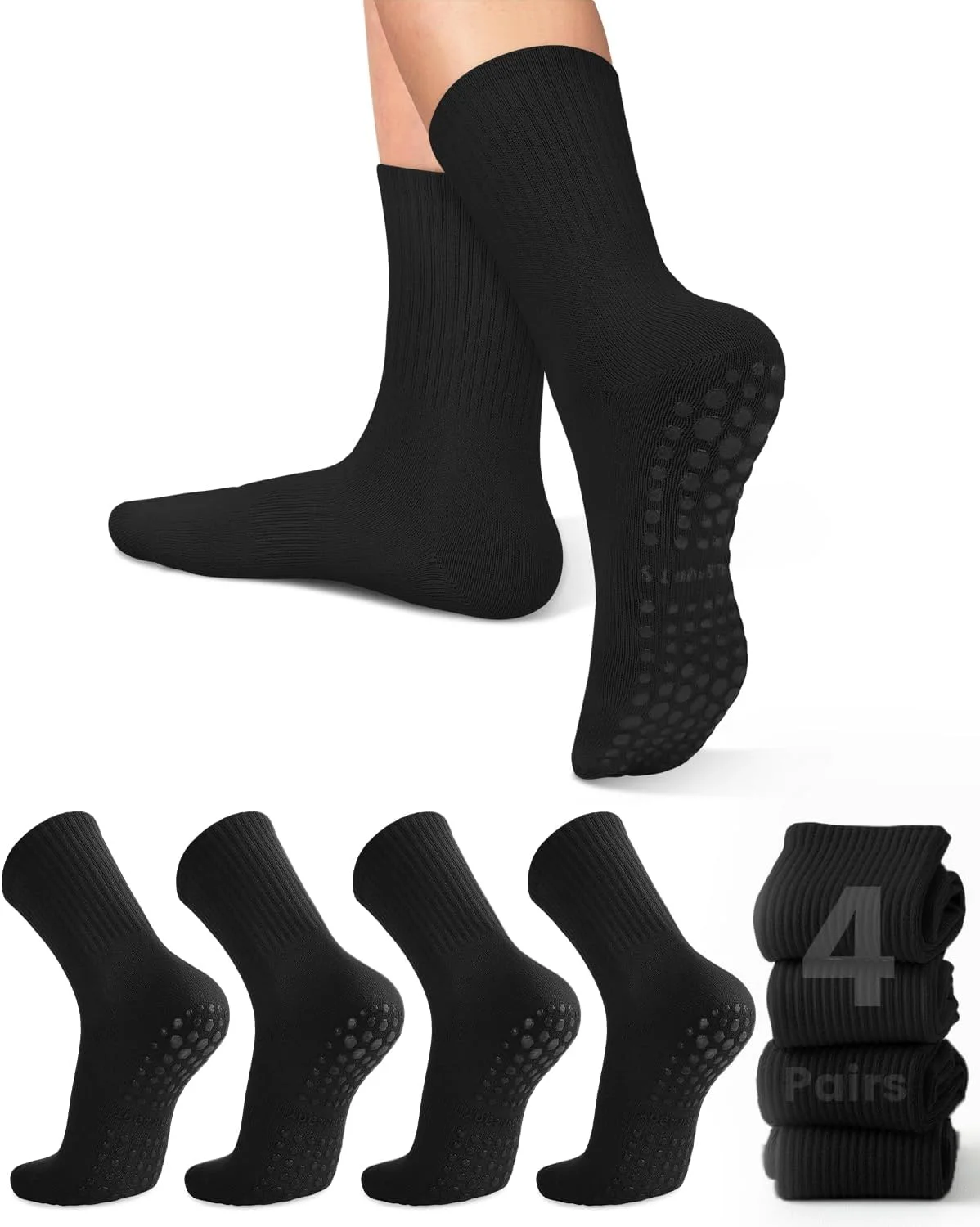 4 pares de calcetines de yoga  - Pilates & Yoga Vida reseña y precio