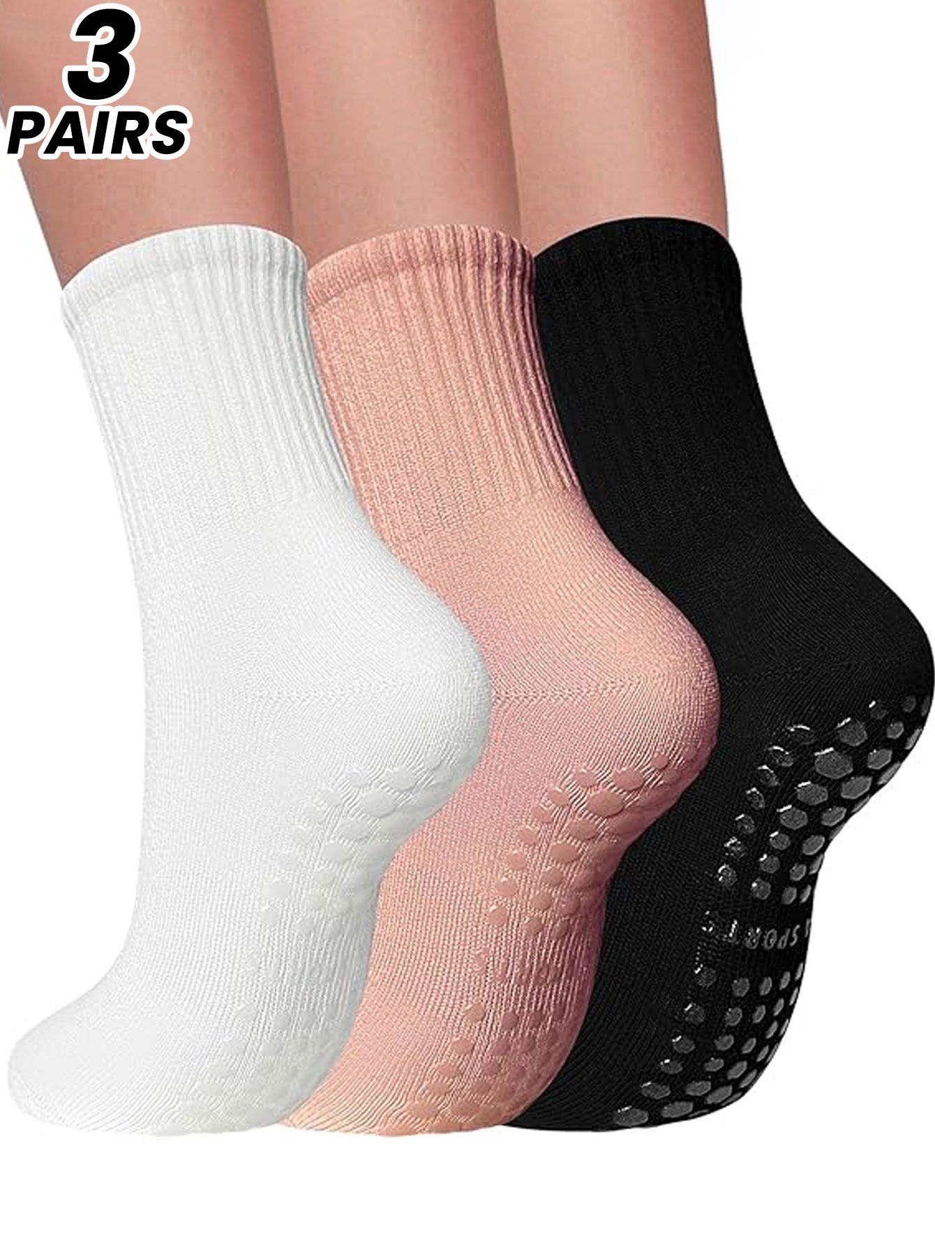 3 pares de calcetines profesio - Medias Para Pilates Y Yoga reseña y precio