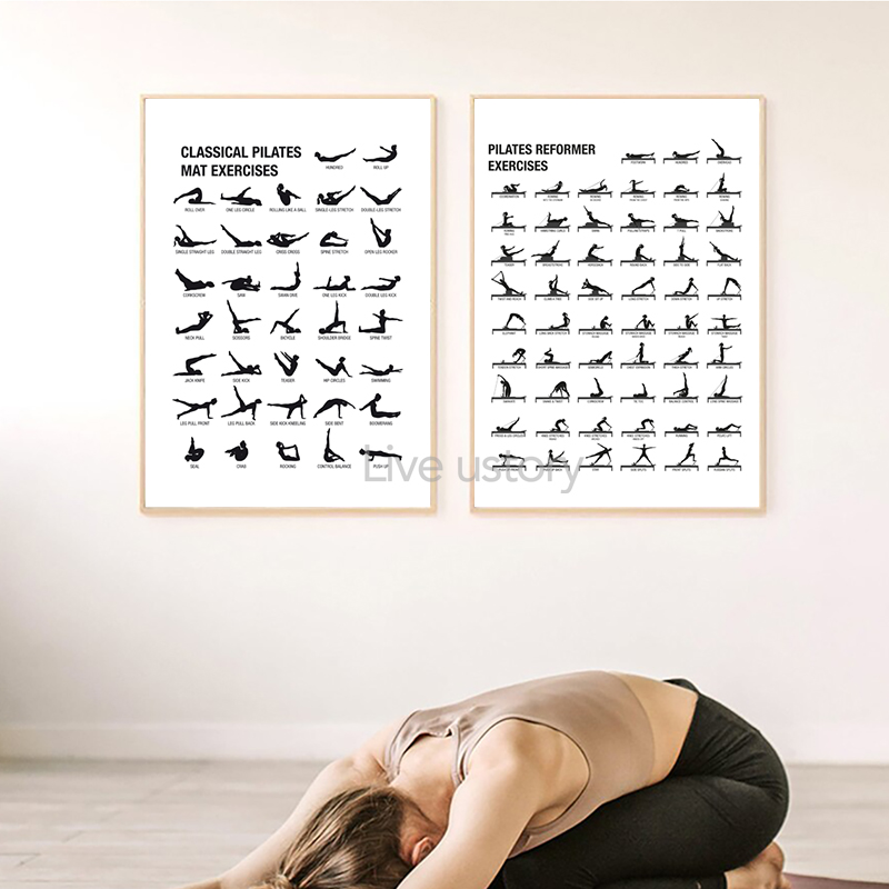 Póster de Lona sin Marco para  - Pilate Yoga Workout reseña y precio