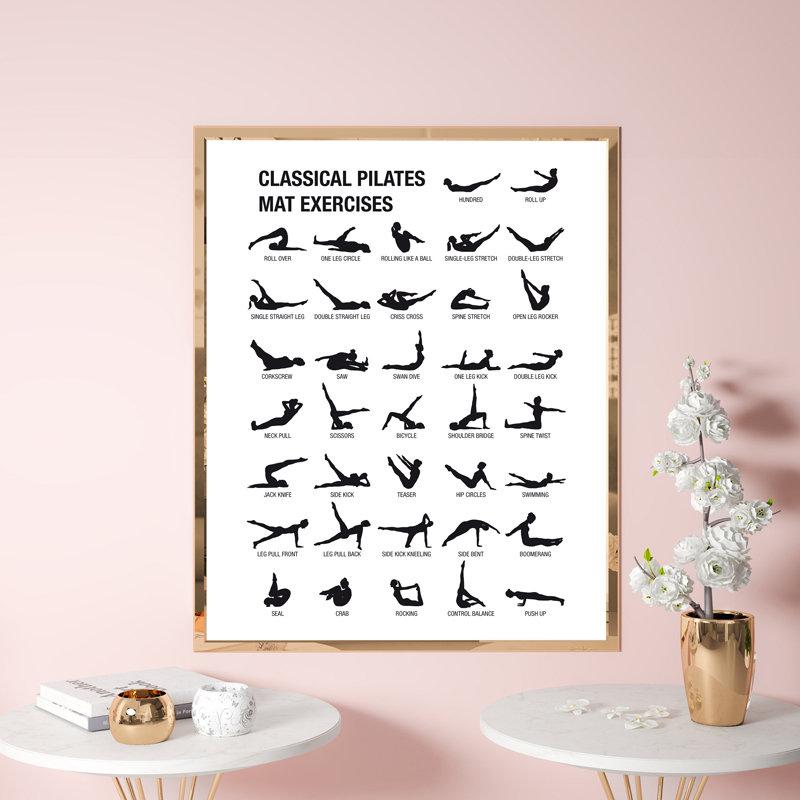 Póster de Lona sin Marco para  - Pilate Yoga Workout reseña y precio