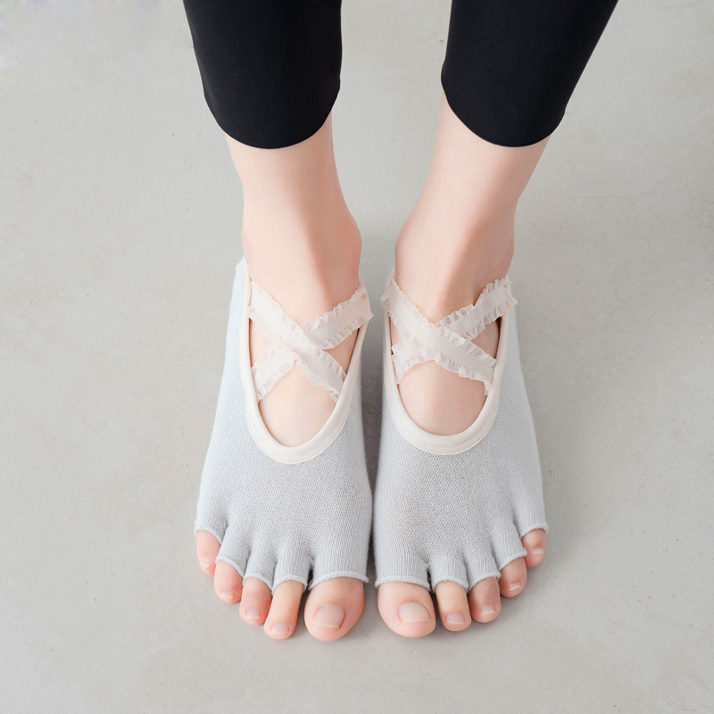 Calcetines de Yoga de cinco de - Pilate Yoga Workout reseña y precio